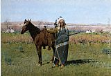 Henry Farny Chief Spotted Tail painting